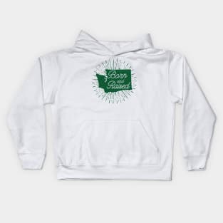 Washington Born and Raised Kids Hoodie